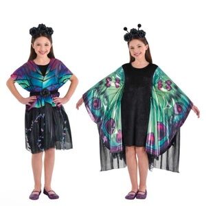 Transformable Midnight Butterfly Costume M (8-10) NWT